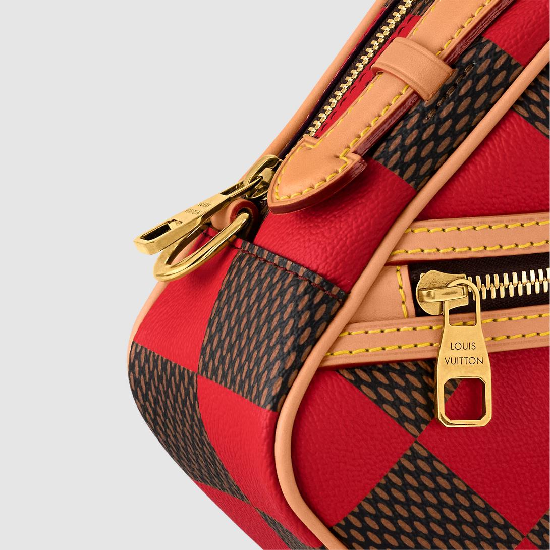 Túi Louis Vuitton Chess Messenger Damier Other Nam Đỏ